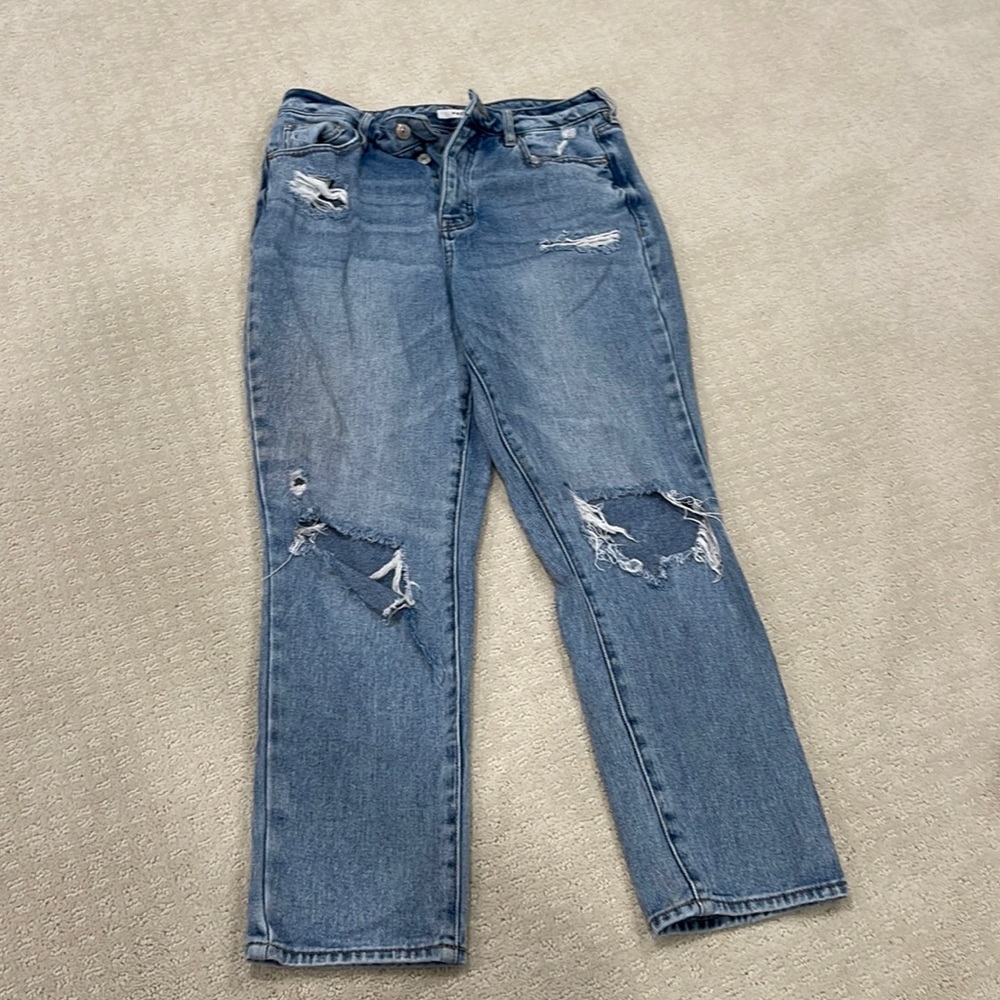 Eco Light Blue Straight Jeans